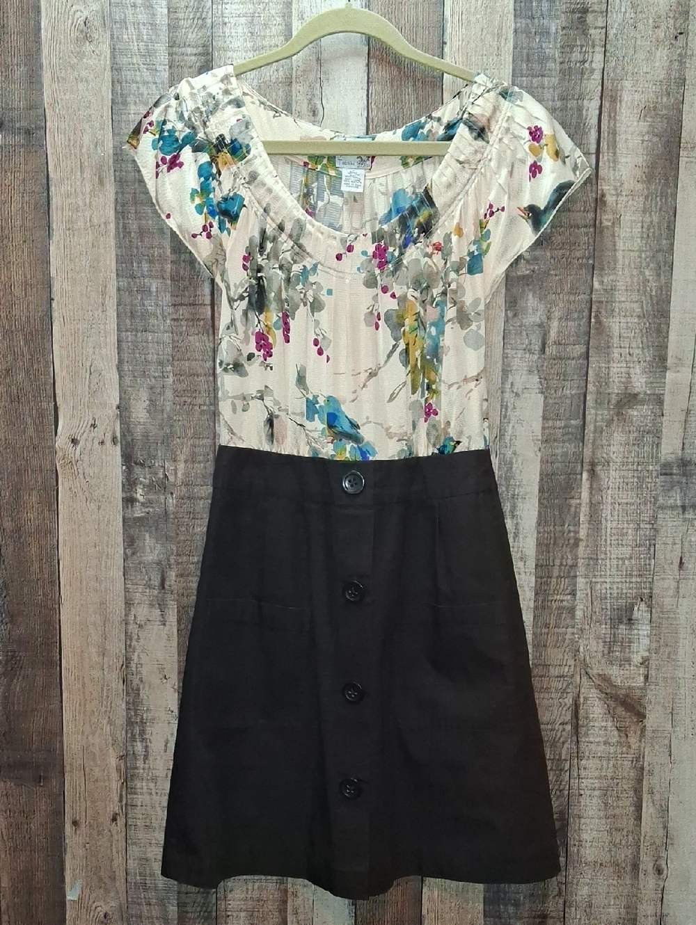 Anthropology Tabitha Dress Silk Size 6